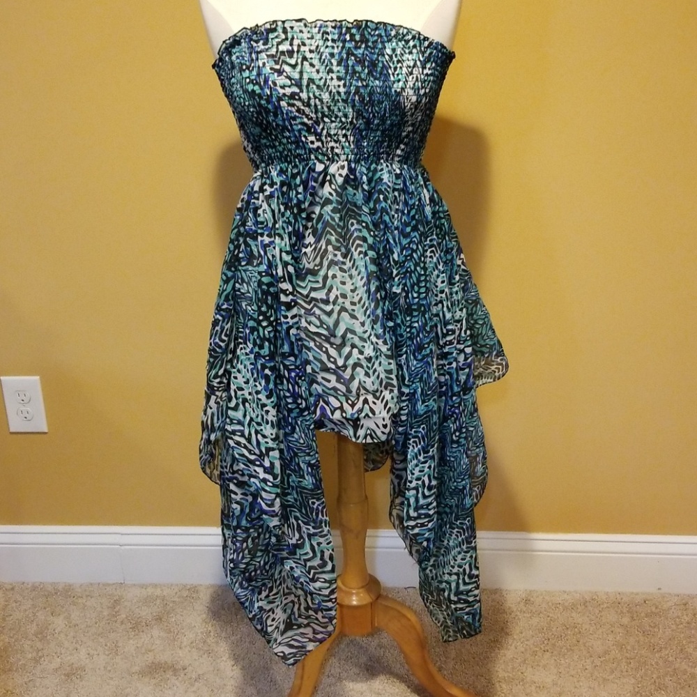 Steve Madden High Low Beach Cover Up